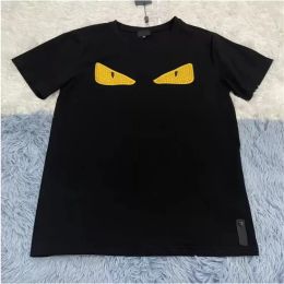 Mens T Shirt Designer For Men Casual Woman Shirts Little monster eye embroidery pattern Men Loose Tees black Man tshirt Top Quality M-XXXL