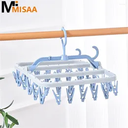 Hangers Sock Clip Holder Wind-proof Multi-clip Drying Simple Style Plastic Clothes Tools Hanger Windproof Folder