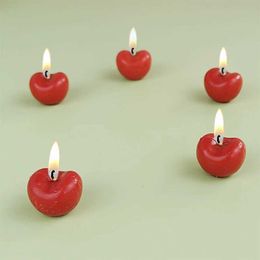 5Pcs Candles Cherry Birthday Cake Candle Party Decoration Love Little Cherry Cake Decoration Creative Childrens Cartoon Candle