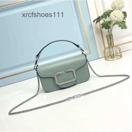 Crystal New Calf Handbag Designer Locoo Crossbody Diamond Bags Purse Lady Event Valentteno 2024 Fashion Vo Chain Leather Single Shoulder Bag ZRVJ