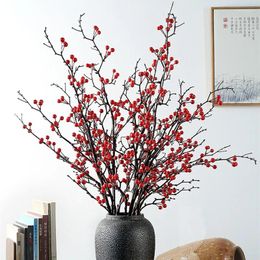 Decorative Flowers Holly Artificial Flower Wedding Decoration Floral Arrangement Living Room Ornament