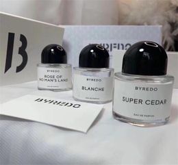 Newest set Spray SUPER CEDAR BLANCHE ROSE OF NO MAN039S LAND perfume for Men 3pcs30ML long lasting Time ship3214839
