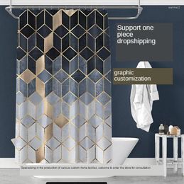 Shower Curtains Manufacturers Direct Exclusive For Creative Digital Printing Curtain Waterproof Polyester Custom Bathroom