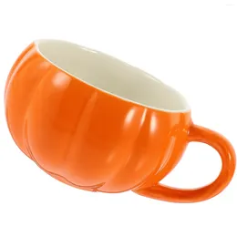 Mugs Exquisite Pumpkin Mug Multi-functional Coffee Cup Portable Milk Household Breakfast