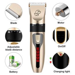 Köpek tıraş makinesi Pet Electric Clipper Teddy Cat Tıraş Alın