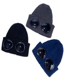 Pilot Glasses Solid Beanie Winter Hats For Men Women Ladies Cuffed Skull Cap Knitted Hip Hop Harajuku Casual Ski Skullies Outdoor 7092557