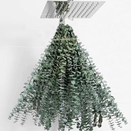 Decorative Flowers Made From Fresh Eucalyptus Leaves For Shower Hanging Real Dried Stems Home Farmhouse Decor DIY Artificial Plants