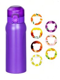 Water Bottles 1pc 750ml Large Capacity Stainless Steel Insulated Cup With 1 Random Flavoured Pod Sport Gym Vacuum Fragrance Bottle