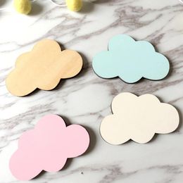 Decorative Figurines Homhi Wall Decoration Hooks Children's Room Cloud-Shaped Star-Shaped Wooden Diy 3d Stickers HGJ-010