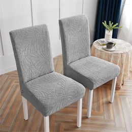 Chair Covers Waterproof Jacquard Large Tree Leaf Thickened Elastic El Home Office One-Piece Half-Pack Furniture Protector Cover