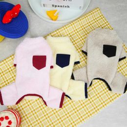 Dog Apparel Warm Pet Jumpsuit Clothing Puppy Pyjamas Winter Fleece Clothes For Small Dogs Coat Jacket Chihuahua Bichon Outfit