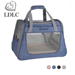 Cat Carriers Portable Dog Carrier Bag Breathable Space Travel Transparent Outdoor Small Pet
