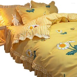 Bedding Sets Winter Thick Washable Cotton Cover Sleeping Set Cute Europe Creativity Simple Design Juego De Sabanas Home Decor Ec50ct