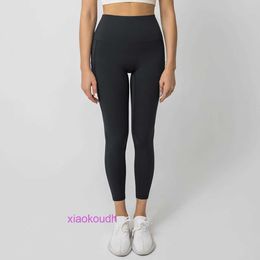 AAA -Designer Lul Lul Komfortable Damen Sport Yoga Hosen Internet berühmte neue Hautfreundliche Tasche ohne unangenehme Linien hohe Taille und Hüftlebedelegel