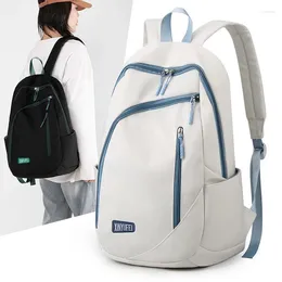 Backpack Simple Design Man Women Large Capacity Nylon Travel Book Bag Unisex Schoolbag For Teenage Student Laptop Backpacks