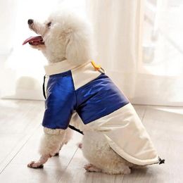 Dog Apparel Pet Jacket Waterproof Ultra Soft Keep Warm Winter Autumn Dogs Padded Bread Clothes With Tow Ring For Daily Wear