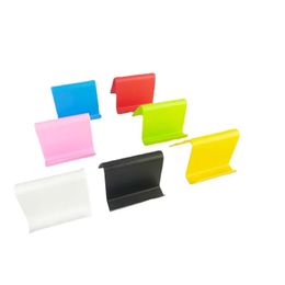 1pc Universal Candy Cep Telefon Aksesuarları Taşınabilir Mini Masaüstü Stand Tablo Cep Telefonu Tutucu İPhone Samsung Xiaomi Parçaları