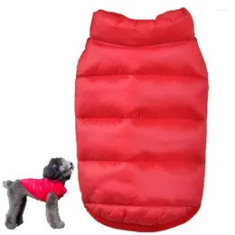 Dog Apparel Winter Coat Jacket With 3 Snap Buttons Windproof Turtleneck Clothes Cold Weather Vest Lining Puppy