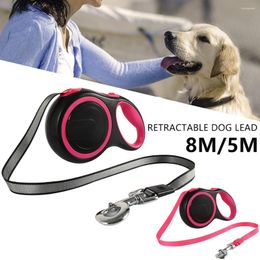 Dog Collars Retractable Pet Leash For Large Dogs Durable Big Walking Leads Automatic Extending Rope Accessories