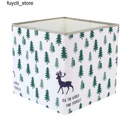 Storage Boxes Bins Foldable Storage Basket Bins Cube Clothing Toy Box Organiser 13 Little Deer S24513