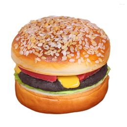 Decorative Flowers Long Service Life Burger Fake Bread Food Props Toys Model Simulation Store Decoration Specification