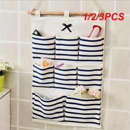 Storage Boxes 1/2/3PCS Linen Wall Clothes Hanging Bag Makeup Cosmetic Sundries Organise Box Kitchen Bathroom Bags Tool