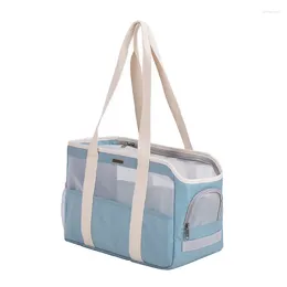 Cat Carriers Pet Bags Fashion Breathable Dog Out Portable Hand-carrying Space Cage Cats Food