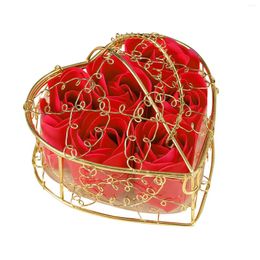Decorative Flowers Artificial Rose Soap Head Eternal Bouquet Wedding Valentine Diy Home Decorations