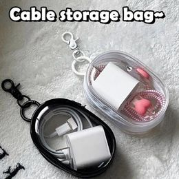 Storage Bags 1Pcs Protective Cover Data Cable Box Headset Outdoor Travel Bag Portable Multifunctional