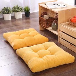 Pillow 1PCS Square Floor Hassock Pouf Dining Chair Seat Pad Round Thickened Mattress Futon