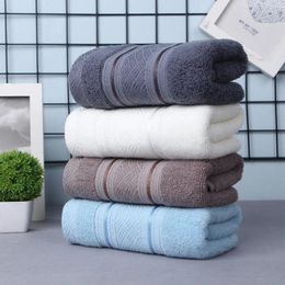Towel 3pcs Set Thicken Soft Adult Travel Sports Face Towels El Solid Color Quick Dry Bath Home For Bathroom