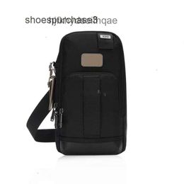 Mens Bag Pack Chest Backpack Leisure TUMIIsS Minimalist Mens Designer Commuter Business Travel Thin Back Chest One Shoulder Crossbody 2223402 OP9R D48V