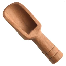 Coffee Scoops Condiment Spoons Kitchen Dagdet 2.4x7.8cm Wooden Spoon Salt Candy Spices Sugar Seasoning