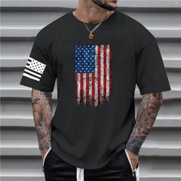 Men's T Shirts Men Digital 2d Printed Shirt American Grunge High Street Short Sleeved Top Lapel Breathable Cotton