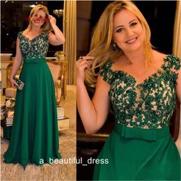 Dark Green Lace Mother of the Bride Dresses for Weddings Dinner Plus Size Formal Party Gowns Groom Godmother Evening Dress ED1229 239T