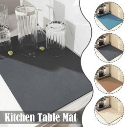 Table Mats Super Absorbent Large Kitchen Mat Antiskid Drying Draining Drain Pad Dry Bathroom Quick Coffee Dish X5K5