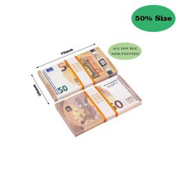 Other Event Party Supplies Prop Money Faux Billet Copy Paper Festive Toys Usa 20 50 100 Fake Dollar Euro Movie Banknote For Kids C Dhpor