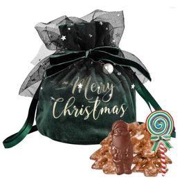 Gift Wrap Velvet Pouches With Drawstrings Christmas Jewellery Bags Drawstring Treat Bag To Create A Strong