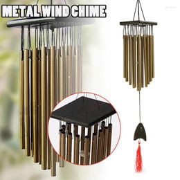 Decorative Figurines 16 Tubes Aluminium Metal Wind Chime Bells Windchimes Outdoor Yard Garden Chimes Hanging Home Decorations Creative Crafts