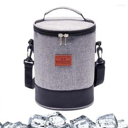 Dinnerware Lunch Bag Women Small Round Womens Bags For Work Insulated Box Adult Leakproof High Capacity