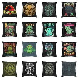 Pillow Rlyeh Park Throw Case Bedroom Decoration Lovecraft Mythos Cthulhu S For Sofa Square Pillowcase Dakimakura