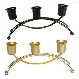 Candle Holders Nordic Style Candlestick Holder For Taper Candles Table Romantic Candelabra Wedding Birthday Dinner Home & Bar Decorative