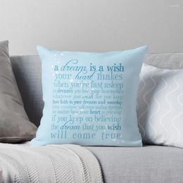 Pillow A Dream Is Wish Throw Luxury Sofa S Custom