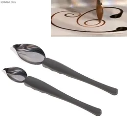 Coffee Scoops Deco Spoon Decorate Sushi Food Draw Tool Sauce Dressing Plate Dessert Spoons