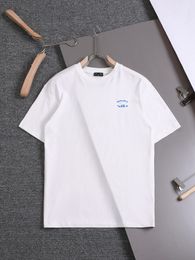 haikyuu designer Summer Men's T-shirt High-end quality pure cotton round neck embroidery chest logo classic solid Colour series loose short sleeve XS-L