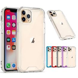 Military Grade Clear Armour Cases Transparent Acrylic TPU Shockproof For iPhone 15 14 13 12 11 Pro Max X 8 Plus Samsung S21 FE S23 S24 Ultra A04 A14 A34 A54 A24 A13 A23 A33 A53