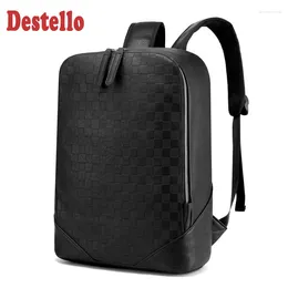 Backpack Men School Casual Large Capacity Waterproof Loptop Computer Bag Outdoor Travel Fashion Clear Partition