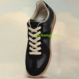 Designer Shoes Men Sneakers Margiela Sneakers Women Trainer MM6 Trainer Suede Leather Trainer Rubber Sole Sneaker Maison Shoe Outdoor Running Shoes 35-45 y5