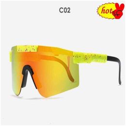 Eyewear 2024 Outdoor Cycling Glasses Double Wides Rose Red Sunglasses Wide Polarized Mirrored Lens Tr90 Frame Uv400 Protection Wih Box AAAAA