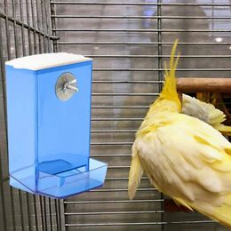 Other Bird Supplies Food Container Easy To Clean Feeding Box Strong Anti-spill Hard Parrot Parakeet Finch Cockatiel Feeder